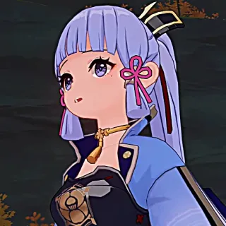 ❄️ Kamisato Ayaka Genshin Impact Anime, Video game, Genshin Impact, Kamisato Ayaka, Karakter telegram sticker