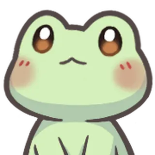 лягушечка ᰔ @softsticks whatsapp stickers