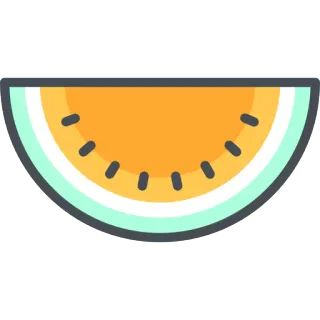 🍉 แตงโม, ผลไม้, อาหาร, ฤดูร้อน, ขนม, ของหวาน, สุขภาพ telegram sticker