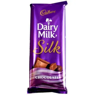 🍫 Dairy Milk Silk Chocolate cioccolato, cibo, caramelle, dolce, cioccolato al latte, seta whatsapp sticker