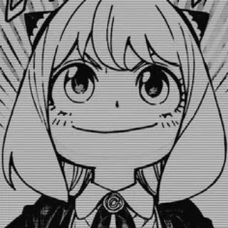 🥜 Anya Forger Spy × Family Anya, Anime, Spy Family, Manga, Cartoon, Charakter telegram sticker