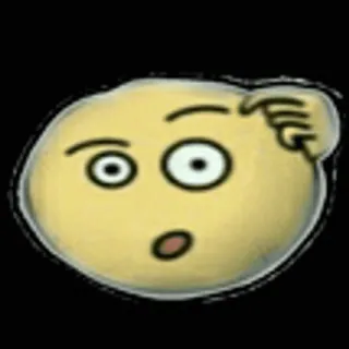 😲 Thinking Face Emoji thinking, confused, emoticon, meme, emoji, pondering, doubt telegram sticker