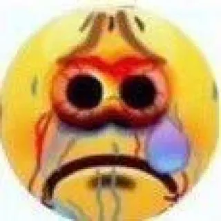 😭 piangere, triste, emoji, lacrimoso, afflitto telegram sticker