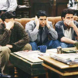 🙈 Ross Geller Friends Friends série, Comédie, Ross Geller, Triste, Humour, Sitcom telegram sticker