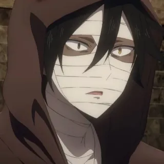 🖤 Zack (Isaac Foster) Angels of Death Anime, Karakter, Manga, Hoodie, Perban, Isaac Foster, Zack telegram sticker