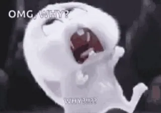 🌟 OMG, WHY?
WHY??!! shocked, scared, scream, reaction, annoyed, meme telegram sticker