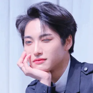 ✨ đàn ông, chân dung, khuôn mặt, Hàn Quốc, ca sĩ, thần tượng telegram sticker