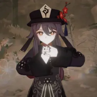 👻 Hu Tao Genshin Impact 胡桃, 原神, 动漫, 游戏, 角色 telegram sticker