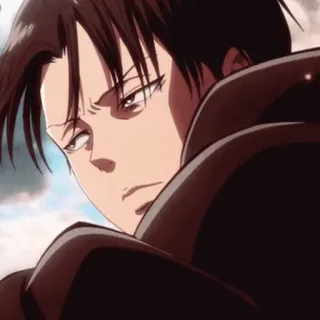 🖤 Levi Ackerman Attack on Titan Anime, Levi Ackerman, Attack on Titan, Personage, Manga, AOT telegram sticker