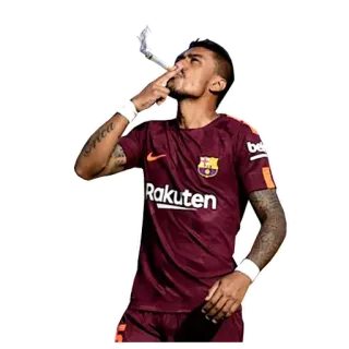 😘 축구, 운동선수, 담배, 라쿠텐, FC 바르셀로나 telegram sticker