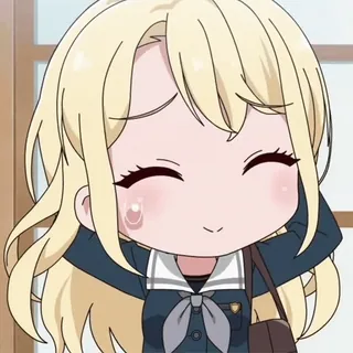 😅 动漫, Q版, 制服, 可爱, 卡哇伊 telegram sticker