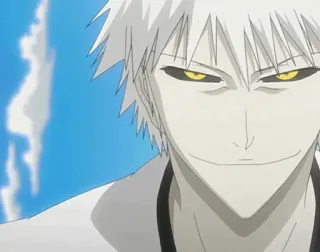 😏 Ichigo Kurosaki Bleach anime, character, ichigo, bleach, hollow, shinigami telegram sticker