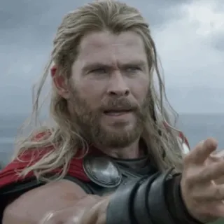 ⚡️ Thor Superheld, Marvel, Avengers, Gott, Chris Hemsworth telegram sticker