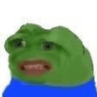 😰 Pepe the Frog Pepe, frog, meme, internet meme, character telegram sticker