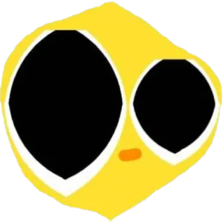 🥺 Emoji, Giallo, Faccia, Occhi Grandi, Cartone animato whatsapp sticker