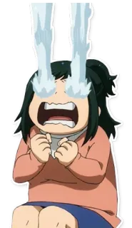 😢 crying, anime, cartoon, sad, water, eyes telegram sticker