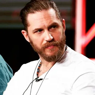 😒 Tom Hardy acteur, homme, célébrité, portrait telegram sticker