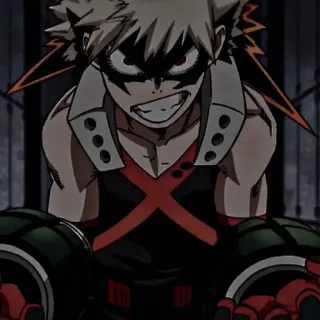 ❤️‍🔥 Katsuki Bakugo My Hero Academia Anime, Manga, My Hero Academia, Bakugo, Katsuki, Explosie, Held, Schurk telegram sticker