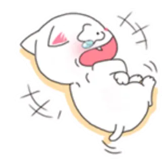 😹 chat, dessin animé, autocollant, rire, mignon, joueur, drôle, animal telegram sticker