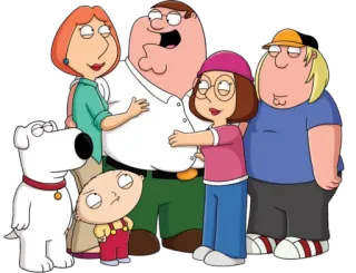 👨 Family Guy Dessin animé, Famille, Comédie, Animation, Sitcom telegram sticker