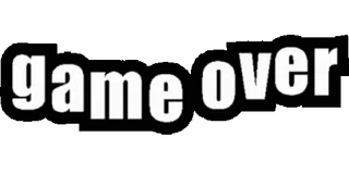 🔚 game over Spiel, Vorbei, Gaming, Arcade, Retro, Ende telegram sticker