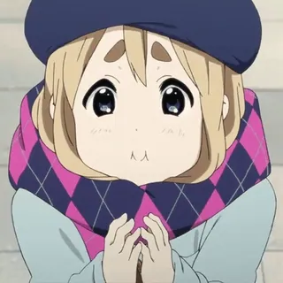 😂 Anime, Chica, Lindo, Invierno, Bufanda whatsapp sticker