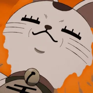 😫 kot, anime, śmieszne, kreskówka, zwierzę, słodkie, kawaii telegram sticker