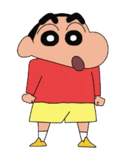 😮 Shin-chan Nohara Crayon Shin-chan Shin-chan, Crayon Shin-chan, Animé, Dessin animé, Drôle, Malicieux telegram sticker