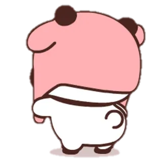 🐍 süß, tier, hamster, kawaii, cartoon, rosa whatsapp sticker