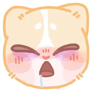 🤒 животное, хомяк, милый, сонный, уставший, зевающий whatsapp sticker