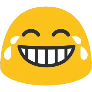 😂 emoji, laughing, crying, joy, smiley telegram sticker