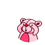 😍 Плюшевый мишка, Розовый, Мультфильм, Любовь, Сердце, Милый telegram sticker