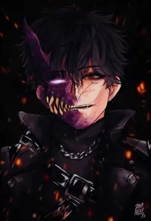 ❤️‍🔥 Anime, Ác quỷ, Quái vật, Tối tăm, Fantasy, Nhân vật, Kinh dị whatsapp sticker