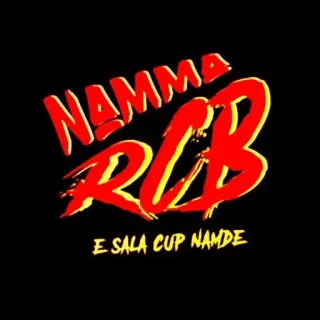 ❤️ NAMMA RCB E SALA CUP NAMDE RCB, Cricket, Squadra, India telegram sticker