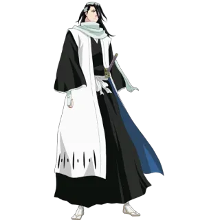 😒 Byakuya Kuchiki Bleach anime, manga, soul reaper, sword, captain telegram sticker