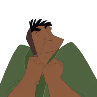 💔 Pacha The Emperor's New Groove disney, a nova onda do imperador, pacha, personagem, engraçado, meme telegram sticker