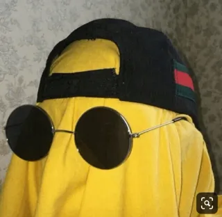 ✨ lunettes de soleil, chapeau, jaune, mode, accessoire, style telegram sticker