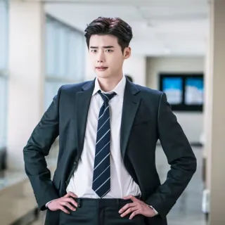 😐 người đàn ông, áo vest, văn phòng, diễn viên, Hàn Quốc, kinh doanh telegram sticker