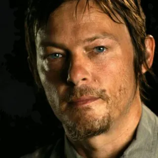 😐 Daryl Dixon The Walking Dead Norman Reedus, Daryl Dixon, The Walking Dead, ator, retrato telegram sticker