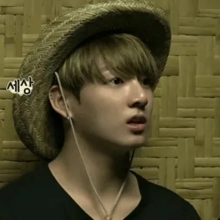 💭 세상 person, hat, korean, portrait, face telegram sticker