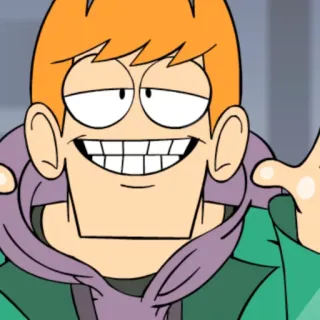 🤤 Matt Eddsworld การ์ตูน, แอนิเมชั่น, ยิ้ม, มีความสุข, เป็นมิตร whatsapp sticker