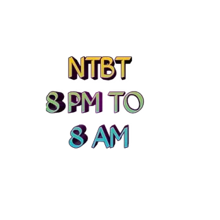 ♻️ NTBT
8PM TO
8 AM night, party, text, 8pm, 8am telegram sticker
