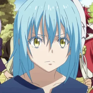 💎 Rimuru Tempest That Time I Got Reincarnated as a Slime Anime, Isekai, Slime, Fantasy, Personaggio telegram sticker