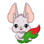 🔥 zwierzę, słodki, gryzoń, mysz, kreskówka, naklejka telegram sticker