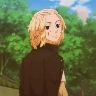 🧀 Manjiro Sano Tokyo Revengers Manjiro Sano, Tokyo Revengers, Anime, Charakter, Blond, Anime Charakter telegram sticker