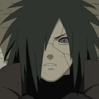 🗝 Madara Uchiha Naruto anime, uchiha, manga, madara, sharingan, villain telegram sticker