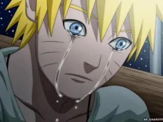 😢 Naruto anime, crying, sad, tears, character, naruto uzumaki telegram sticker