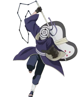 🎭 Obito Uchiha Naruto Anime, Ninja, Tobi, Máscara, Uchiha telegram sticker