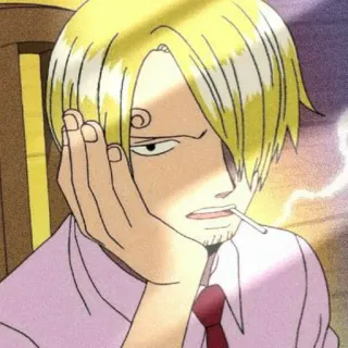 🥘 Sanji One Piece アニメ, ワンピース, サンジ, マンガ, キャラクター telegram sticker