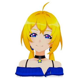 🙂 Аниме, Девушка, Милый, Персонаж, Мультфильм telegram sticker